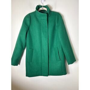 J.Crew Kelly Green Winter Coat Sz 4